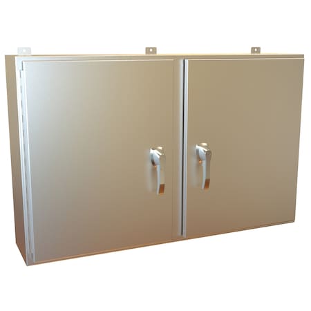 Hammond 3 Point Latch with Padlock Handle Electrical Enclosures, 30 in H, 10 in D, 48 in W HN4WM304810S16